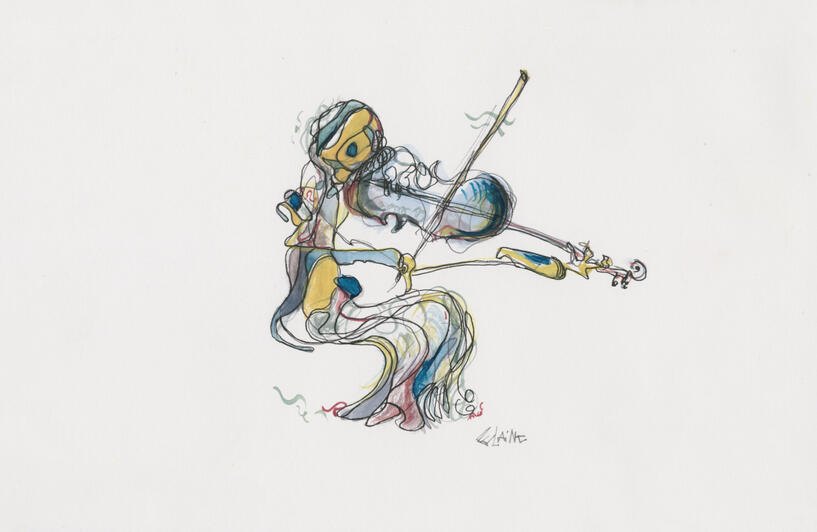 Die Smaragd Bratsche